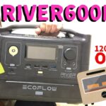【RIVER600】ドライヤーやトースターも使える軽量ポータブル電源！