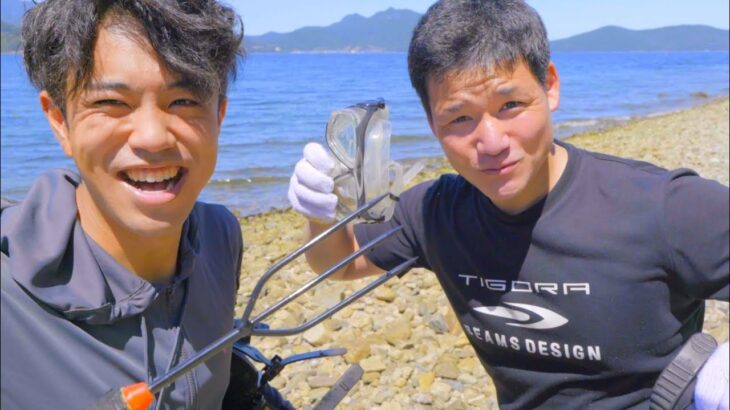 無人島で漁師2人。獲った魚でキャンプ生活【はまゆう】