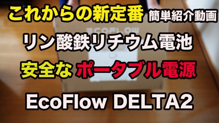 【ポータブル電源】EcoFlow DELTA2【2022年おすすめ】