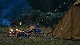 早すぎた薪ストーブ 初めての無料のキャンプ場 2022年最後の動画