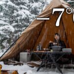 【豪雪キャンプ】-7℃で指が凍傷？