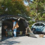 初心者必見🔥【ファミリーキャンプ】大型テントで絶景キャンプを楽しむ🏕キャンプ料理