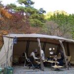 【ファミリーキャンプ】大型テントで広々レイアウト🏕紅葉キャンプみなさんのキャンプの失敗は?＃285