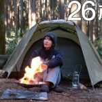 【原付キャンパー】新年初キャンプは真冬に暖房器具なしの軽装備で