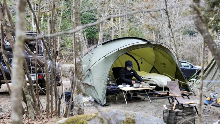 【ソロキャンプ】おすすめドームテントにこだわりギアも紹介🔥調理師キャンプ飯🏕snowpeak  MINIMAL WORKS