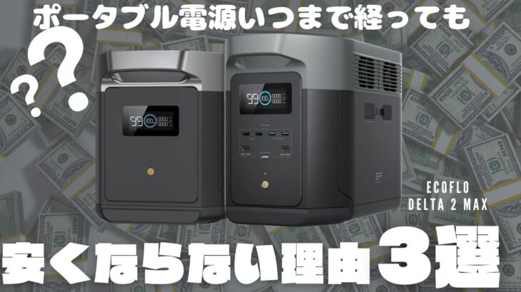 【今買えばお得！】EcoFlow新製品DELTA 2 Maxを元自動車メーカー勤務の技術者が解説します。