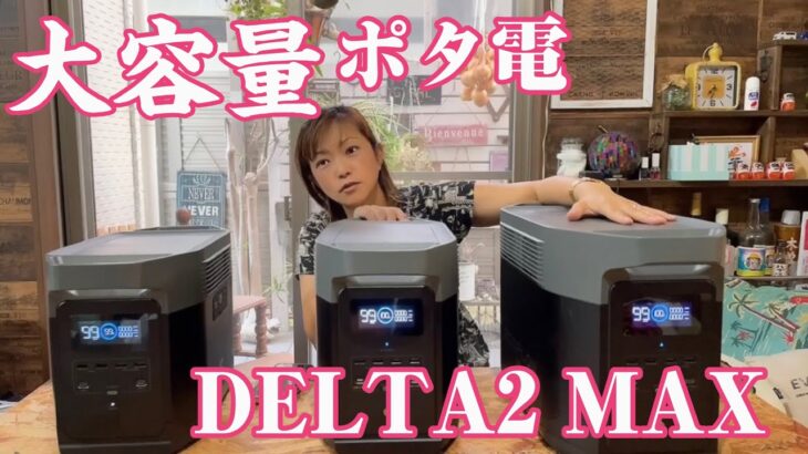 【大容量ポータブル電源】DELTA 2 MaxとDELTA 2 を比較してみたよ。