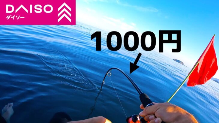[釣り車中泊&古民家暮らし] ダイソー1000円ロッドがブチ曲がる！真夏の海で激ウマの魚を連発