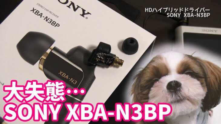 大失態…お気に入りのイヤホンSONY XBA-N3BPが無残な姿に…