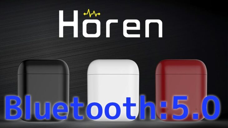 Bluetooth5.0！完全ワイヤレスイヤホン Horen FG-X1T を聴いてみた！