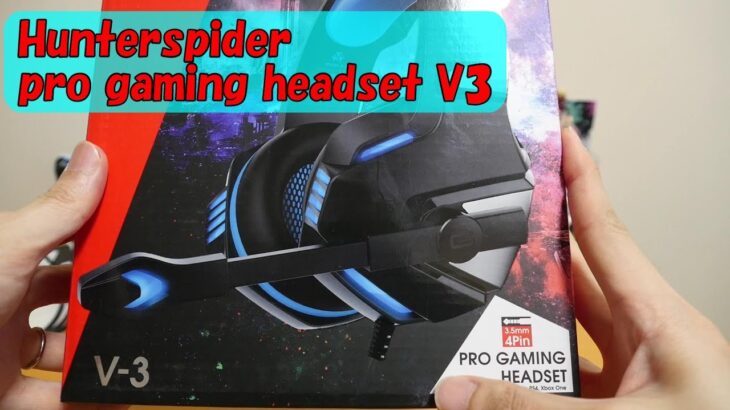 ヘッドフォンとマイクを新調しました．Hunterspider headset V3紹介