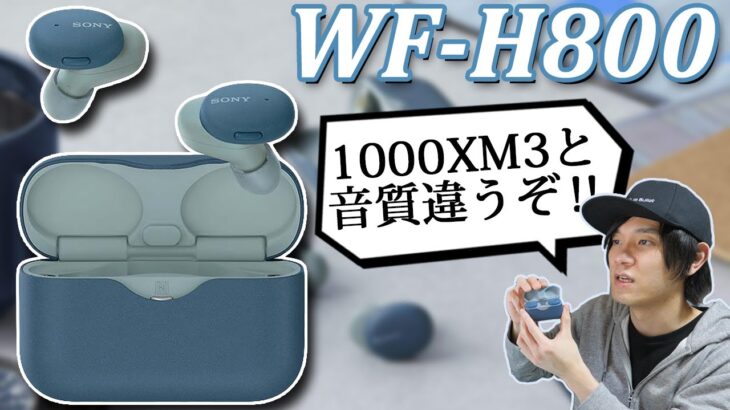 SONY WF-1000XM3と音質も使用感も違うぞ‼ 完全ワイヤレスイヤホン 「SONY WF-H800」