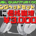 【驚愕】3,000円のゲーミングヘッドセットを使った結果…【JBL/Quantum100】
