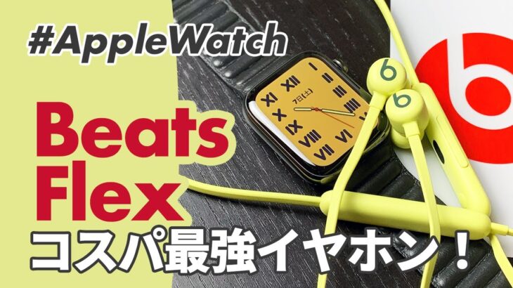 【Beats Flex】Apple製品との連携がスゴい！5000円台でAirPodsライクな使い心地を実現した最強コスパワイヤレスイヤホン