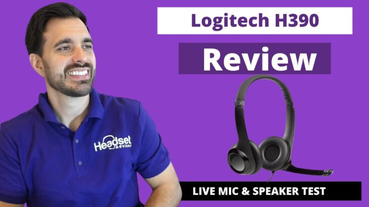 Logitech H390 USB Headset Review – LIVE MIC & SPEAKER TEST!