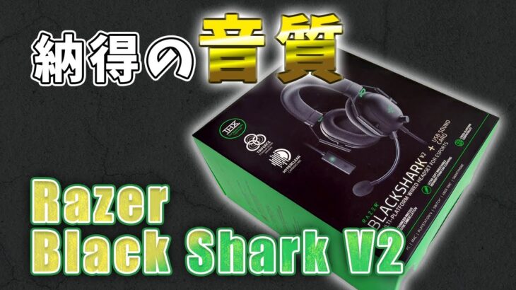 Razer BlackShark V2 作業にもおすすめな軽量ゲーミングヘッドセット【実機レビュー】