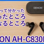 【DENON AH-C830NCW】DENONのノイキャン入り完全ワイヤレスイヤホンを2週間使い倒して分かった良いところ・気になるところを徹底解説！！