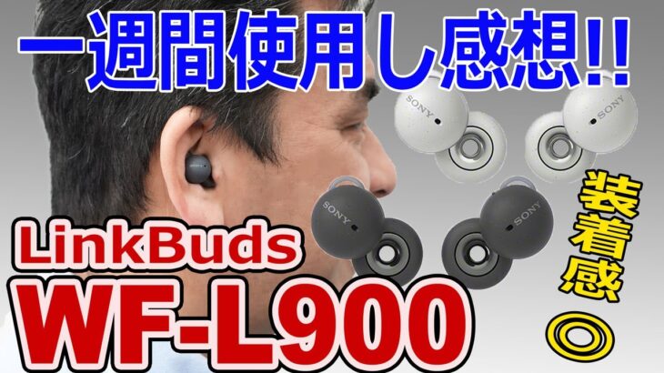 完全ワイヤレスイヤホン「LinkBuds リンクバッツ WF-L900」一週間使用した感想!!