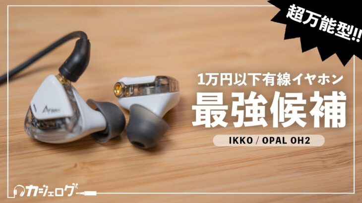 1万円以下で最強候補の有線イヤホン IKKO OPAL OH2をレビュー