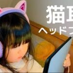 【iClever 子供用ヘッドフォン Bluetoothヘッドフォン 猫耳LEDライトアップ ワイヤレス キッズヘッドフォン】