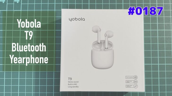 #0187 Yobola T9 wireless earphone ヨボーラ　ワイヤレスイヤホン