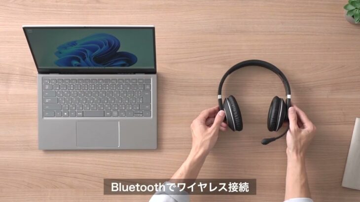 Bluetoothヘッドセット（ワイヤレスヘッドセット 両耳タイプ オーバーヘッド 単一指向性マイク 折り畳み式 在宅勤務 コールセンター）400-BTSH021BK