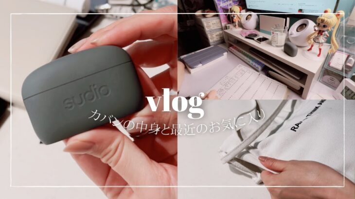 【Vlog】新しい手帳とカバンの中身👜Sudio E2ワイヤレスイヤホン製品紹介🎧/iPad /ジブン手帳