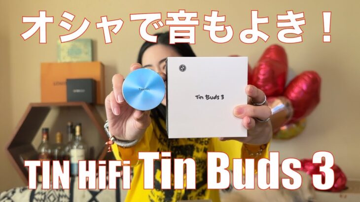 【 TIN HiFi TinBuds3 】出たばかりのオシャな完全ワイヤレスイヤホンを検証してみた！【音もよき！】