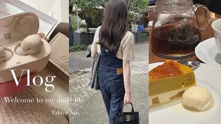 vlog:）社会人OL🤎/休日のショッピング・カフェ☕️/新しいワイヤレスイヤホン🎧/