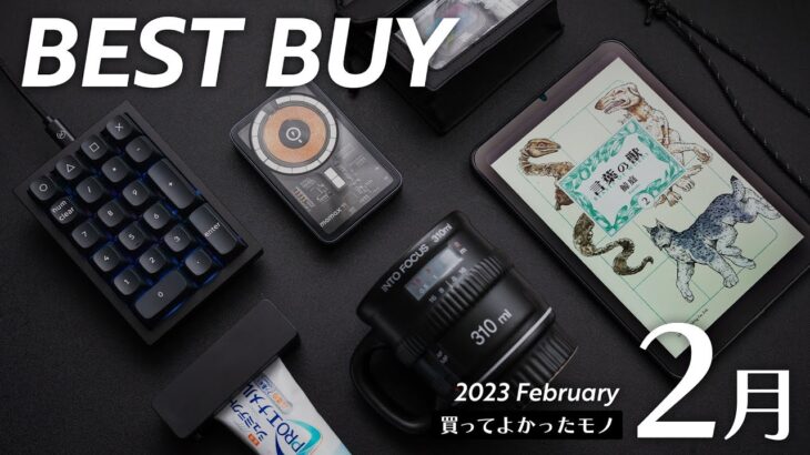 2月の買ってよかったモノ【2023年版】