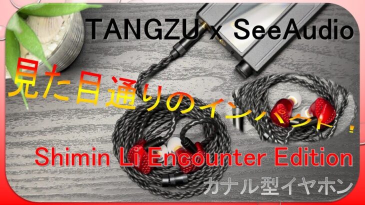 【Shimin Li Encounter Edition】TANGZU（x SeeAudio）のカナル型イヤホン 個性の塊！