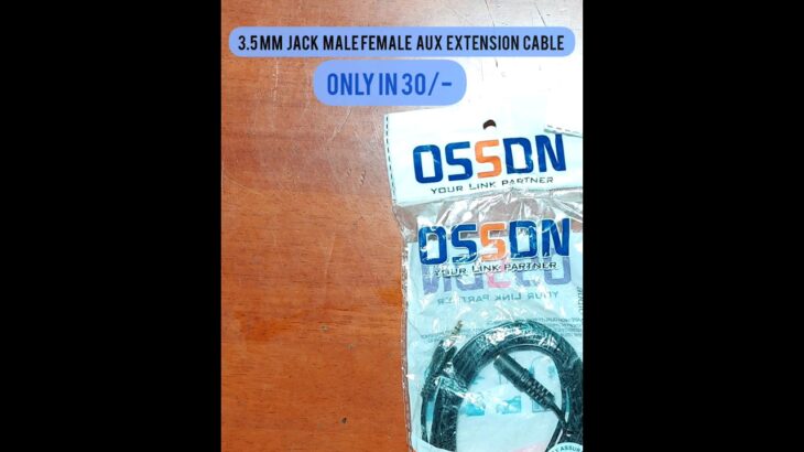 3.5 MM Male Female Jack Aux Extension Cable