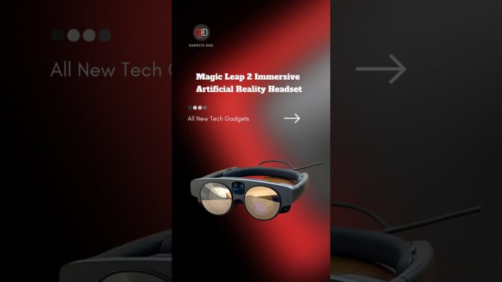 Magic Leap 2 Immersive Artificial Reality Headset #arglasses #headset #magic #gadget #shorts