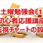 FX土曜勉強会《113》FX初心者応援講座【1】監視チャートの設定