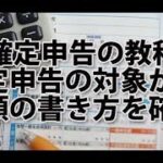 超絶簡単！FXの確定申告書の書き方を動画で解説