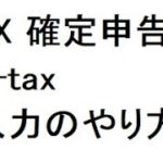 FX 確定申告 e-tax 入力のやり方