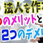 税金を考えた時に、法人を作る４つのメリットと２つのデメリット～FXや株の投資家と副業と個人事業主は知っておきたいこと