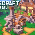 【マインクラフト】ブランチマイニング場への入口作ってみた【マイクラ建築講座】