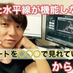 【FX】引いた水平線が機能しない！？それ、チャートを〇〇〇で見れていないからだよ。