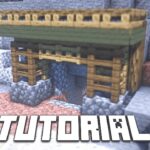 【マイクラ建築】ブランチマイニング場の作り方！余った石材でおしゃれに！