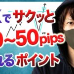 FXでサクッと１日40〜50pips利確する方法【パターン分析の極意】