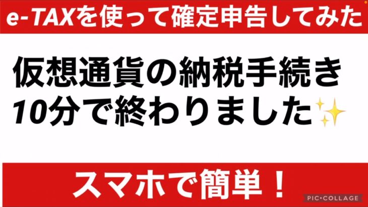 仮想通貨の確定申告‼️e-taxを使ってお家でコーヒー飲みながらやってみた☕️