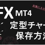 FX MT4定型チャート保存方法【お気に入り画面を作ろう】