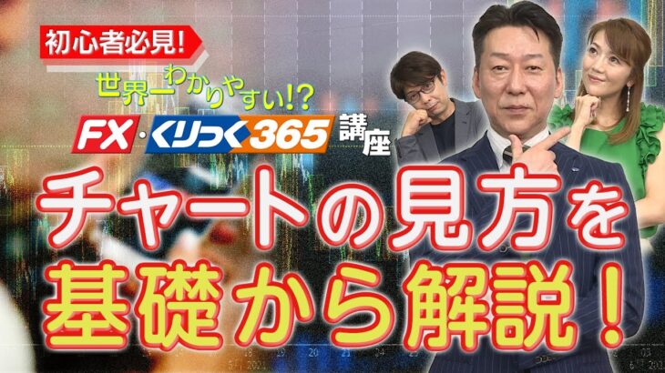 【初心者必見！】世界一わかりやすい！？FX・くりっく365講座　チャートの見方を基礎から解説！