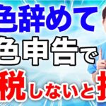 【悲報】みんな騙されてます！税務署が絶対に教えない、青色申告より白色申告で節税すべき理由【税理士が解説】