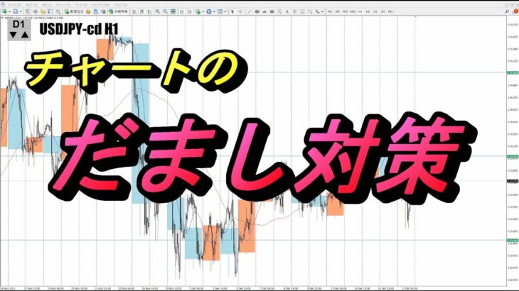 【TAKA FX】チャートのだまし対策は波のサイズ感や環境認識を把握すること。
