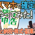 【超便利！】｢スマホで確定申告｣やってみた！株式投資も対象｡使いやすさをガチ採点【2022年3月提出(令和3年分)以降のe-taxやり方､ﾏｲﾅﾝﾊﾞｰｶｰﾄﾞ/会社員､副業､ふるさと納税､住民税】