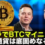 テスラでビットコインマイニング⁉️仮想通貨は底固めなるか⁉️
