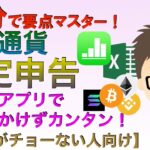 仮想通貨確定申告・表計算アプリでお金をかけずカンタンに〜１５分で要点簡単マスター【時間がチョーない人向け】（3月15日までの申告まだ間に合う！）エクセル、ナンバーズ用