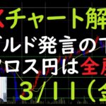 FXチャート解説 3/11（金）